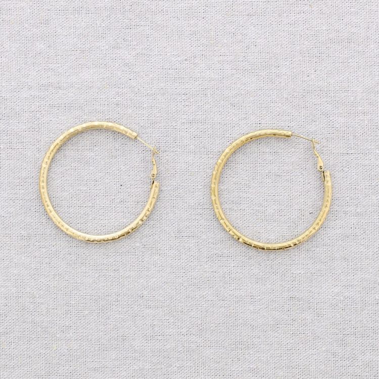 5CM STEEL HOOP EARRINGS 2