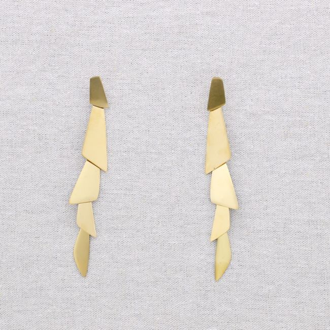 STEEL EARRINGS GEOMETRIC SHAPES