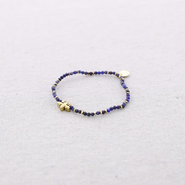 PULSERA ACERO PIEDRAS ABEJITA