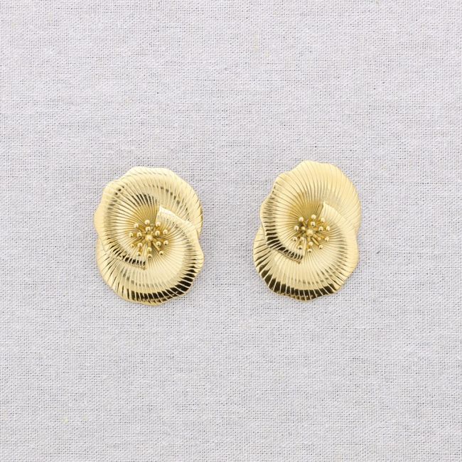 FLOWER STEEL EARRINGS