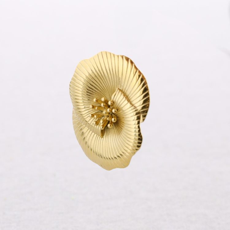FLOWER STEEL EARRINGS