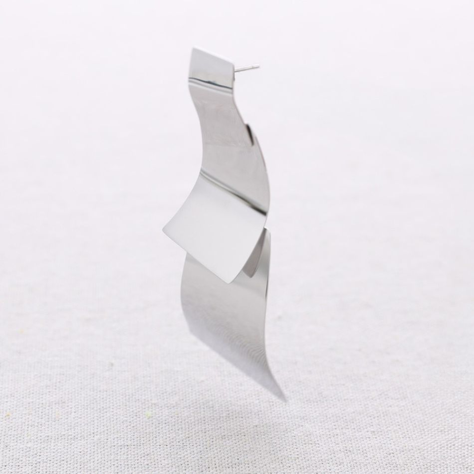 SHAPES STEEL EARRINGS