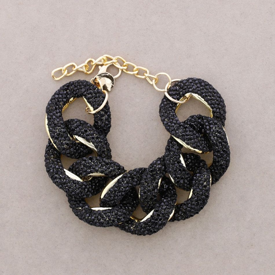 PULSERA ESLABONES BRILLANTES