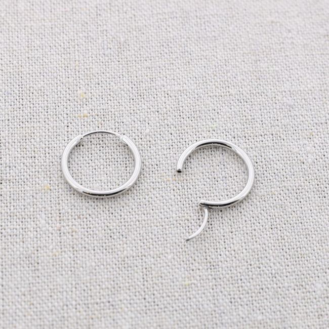PENDIENTES ACERO ARO 17MM
