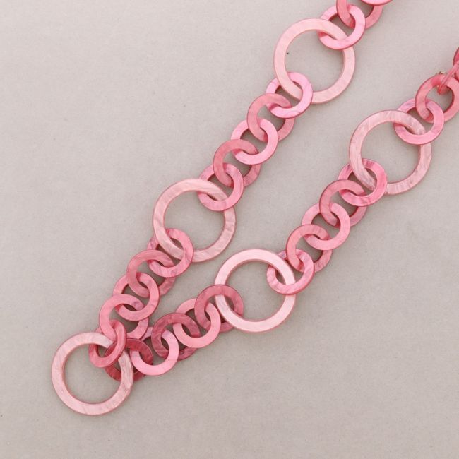 COLLAR LARGO ESLABONES RESINA