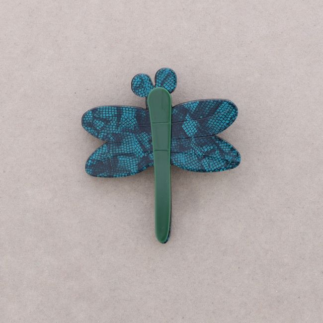 RESIN DRAGONFLY BROOCH