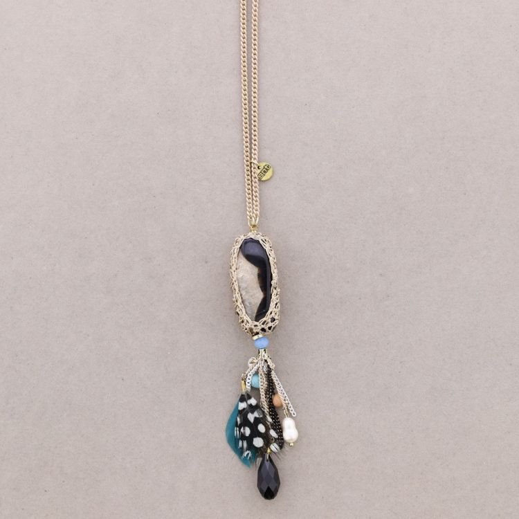 LONG FRINGE NECKLACE