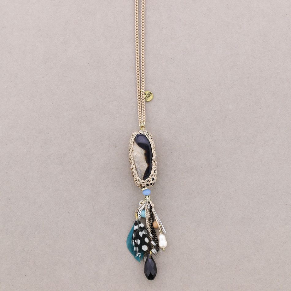 LONG FRINGE NECKLACE
