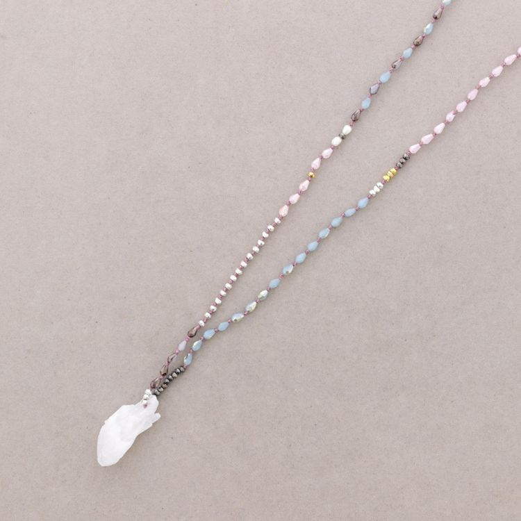 LONG PENDANT NECKLACE STONE 2