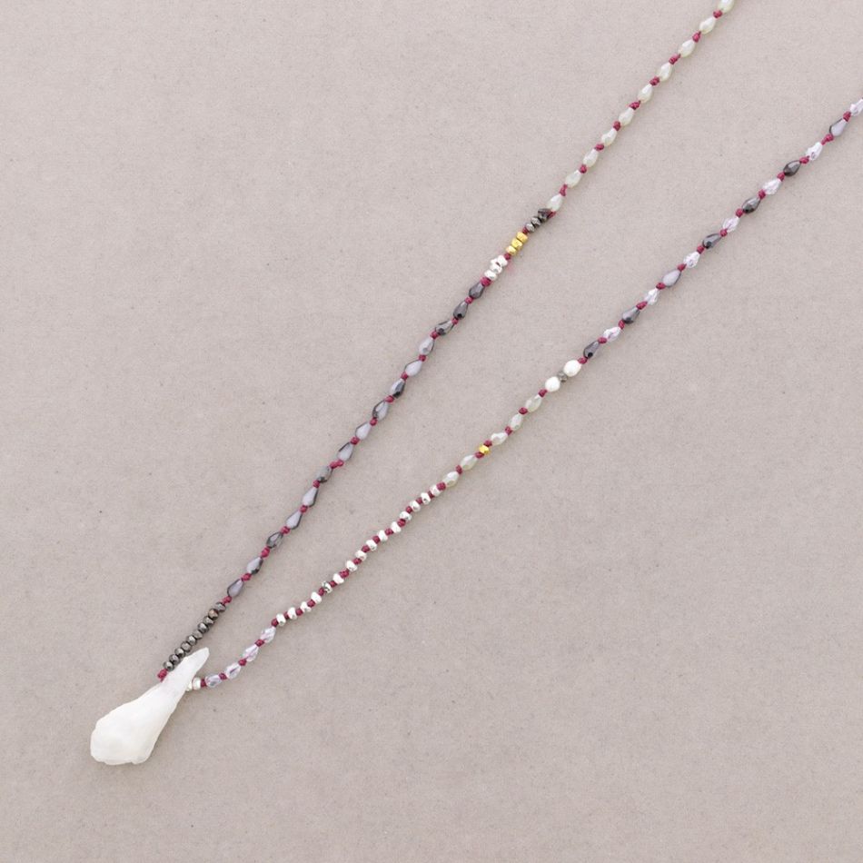 LONG PENDANT NECKLACE STONE