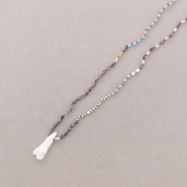 LONG PENDANT NECKLACE STONE