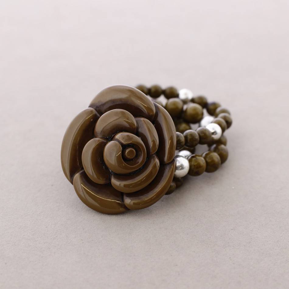 PASTA BEADS FLOWER BRACELET