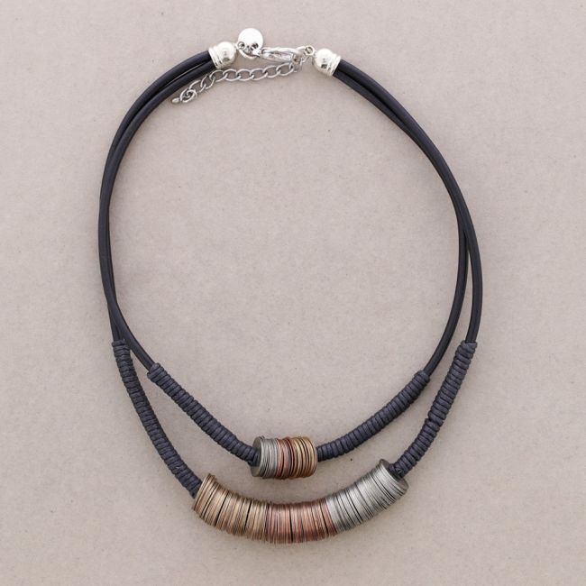 LEATHER CHOKER PLATES