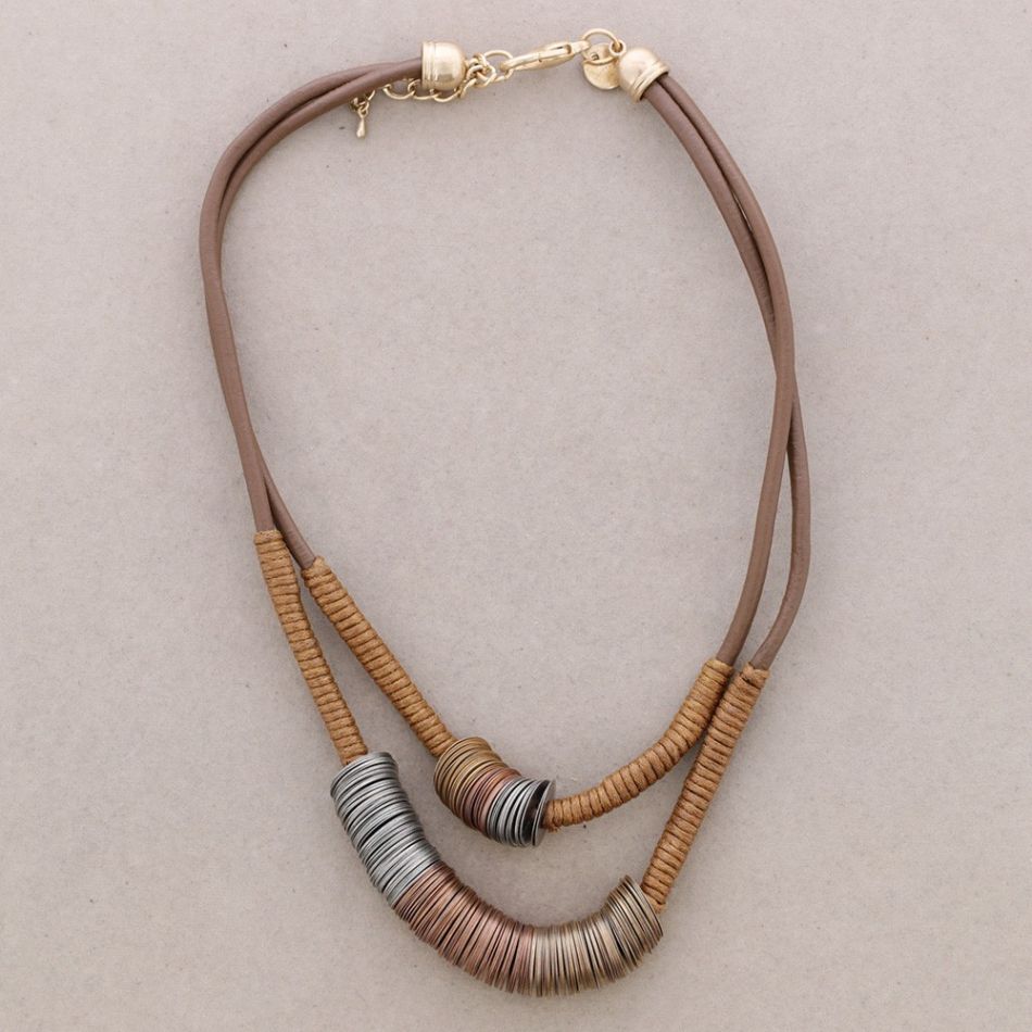 LEATHER CHOKER PLATES