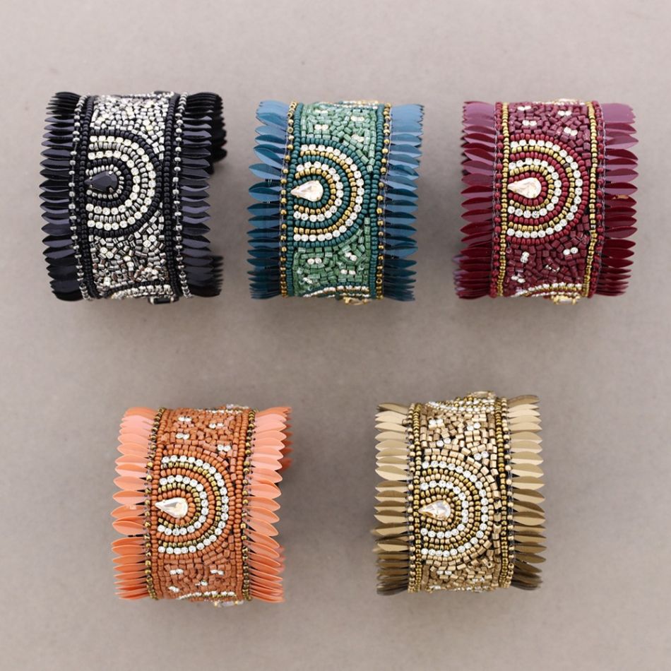 PULSERA AJUSTABLE LENTEJUELAS ARCOS