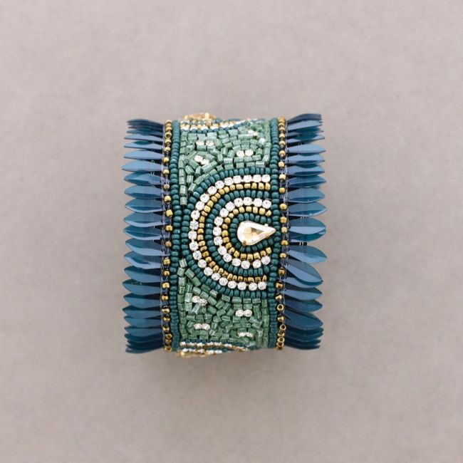 PULSERA AJUSTABLE LENTEJUELAS ARCOS