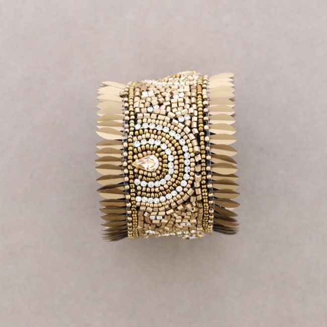 PULSERA AJUSTABLE LENTEJUELAS ARCOS