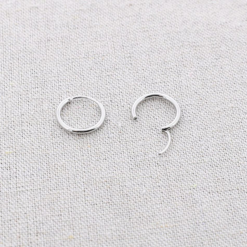 PENDIENTES ACERO ARO 15MM