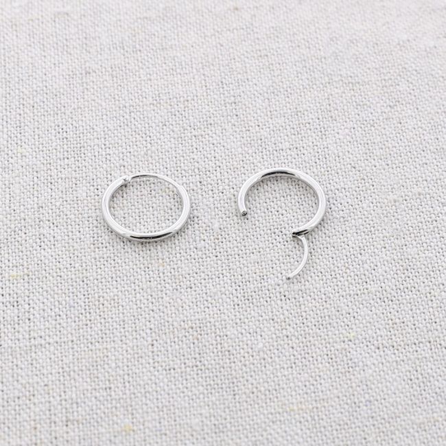 PENDIENTES ACERO ARO 15MM
