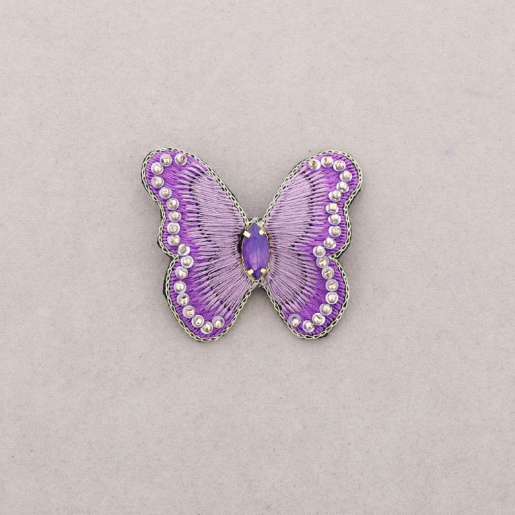 BUTTERFLY SEQUIN BROOCH
