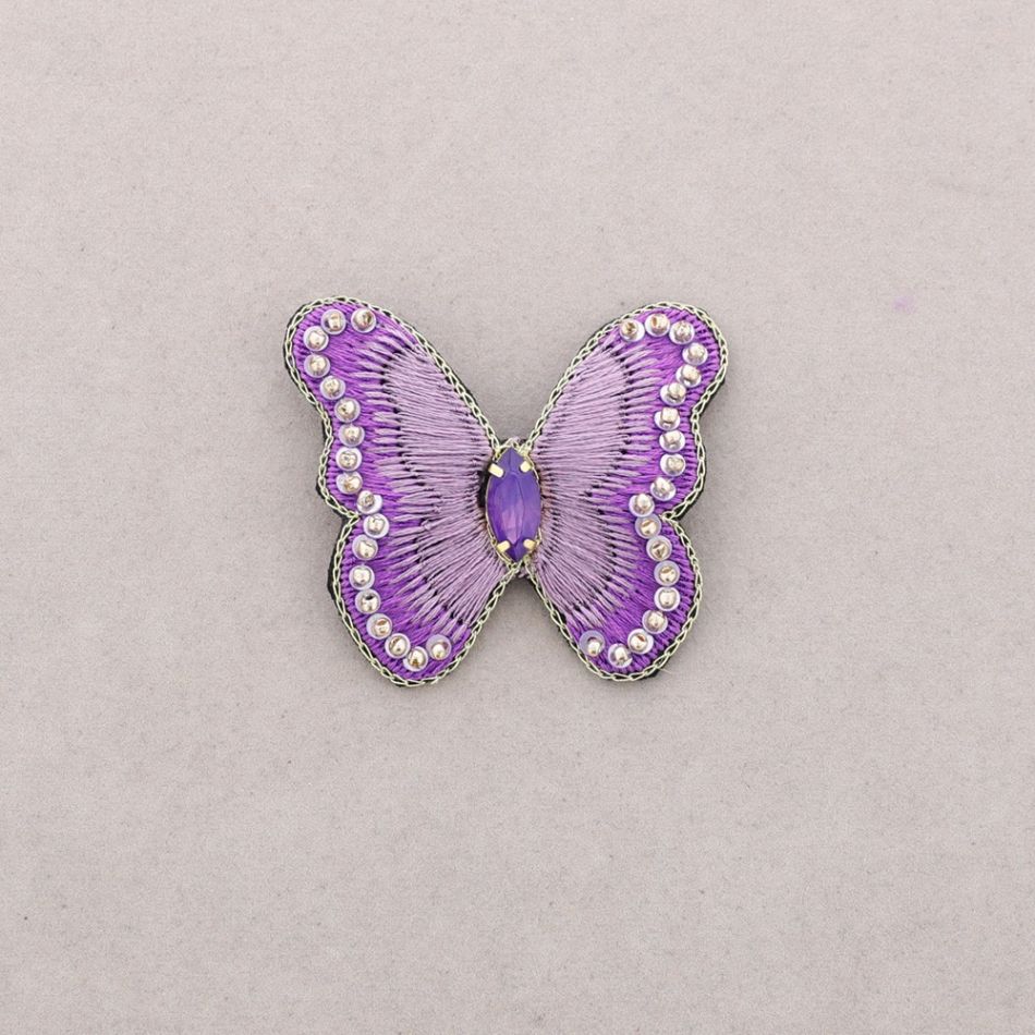 BUTTERFLY SEQUIN BROOCH