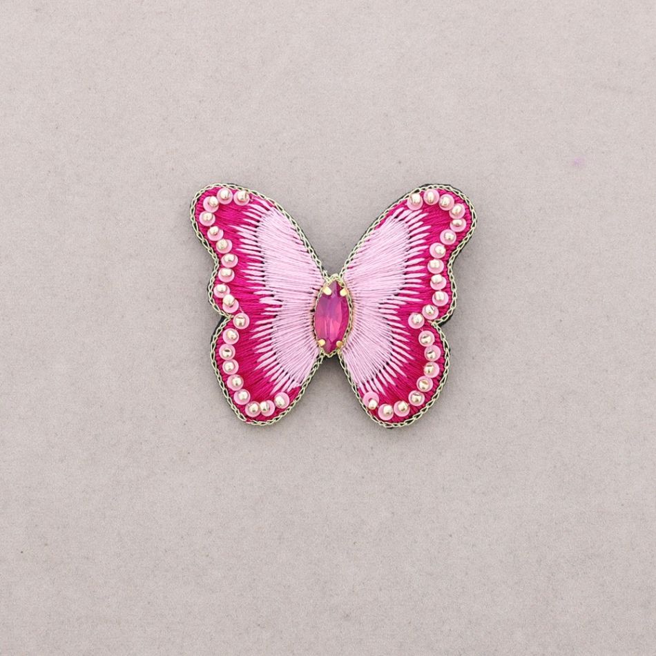 BUTTERFLY SEQUIN BROOCH