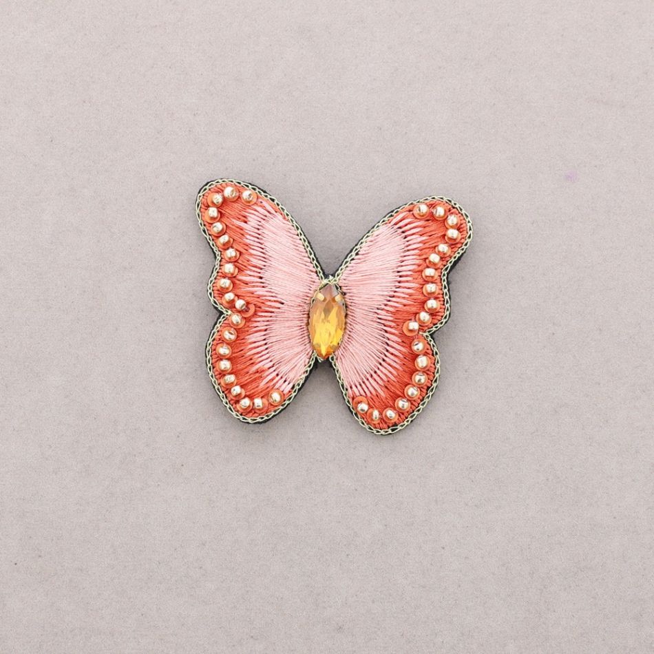 BUTTERFLY SEQUIN BROOCH