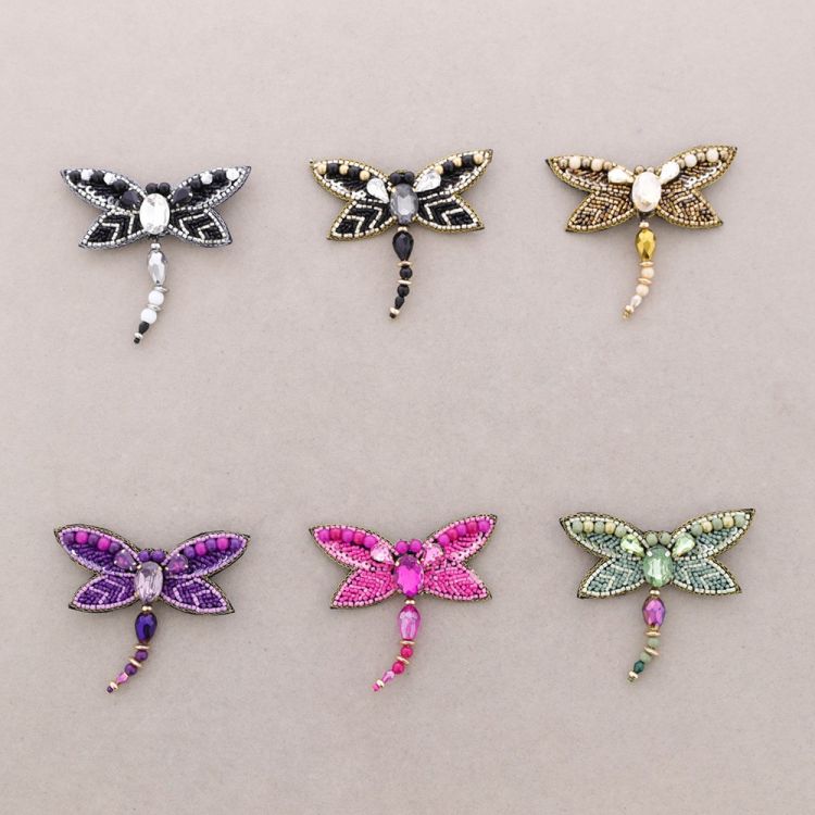 DRAGONFLY SEQUIN BROOCH 2