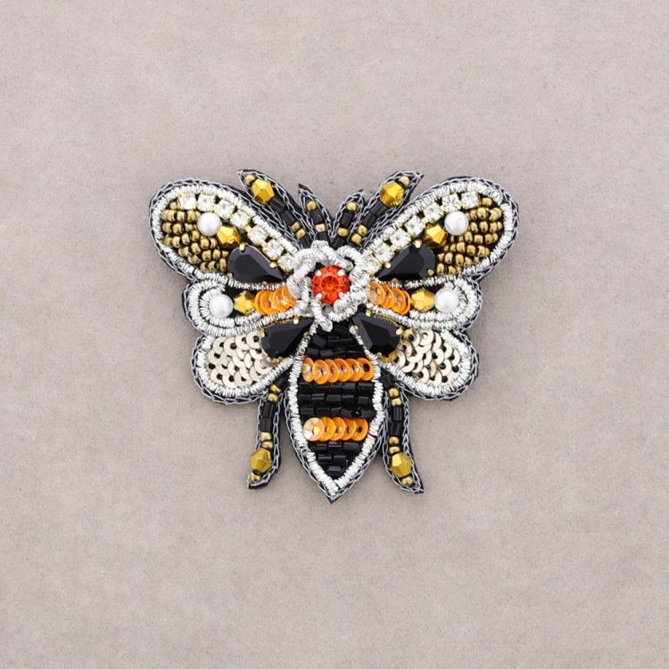 SEQUIN BEE BROOCH