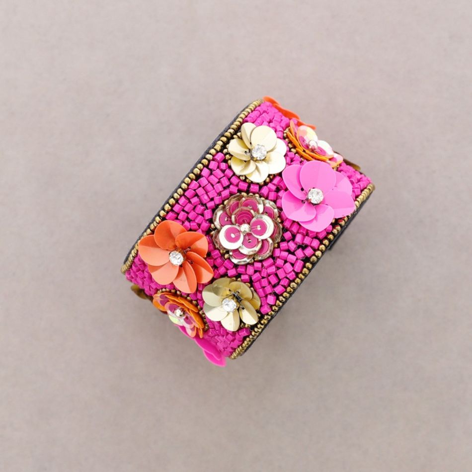 ADJUSTABLE SEQUIN BRACELET