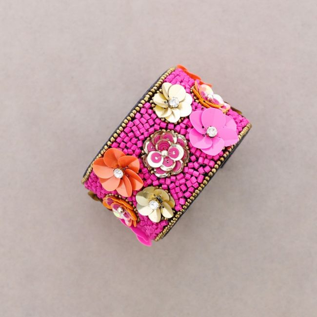 ADJUSTABLE SEQUIN BRACELET