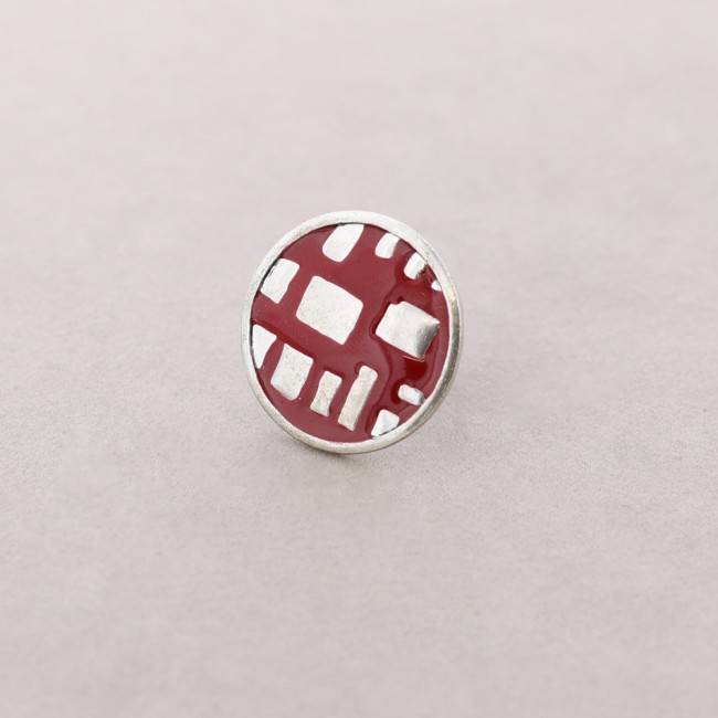 METAL ENAMEL RING