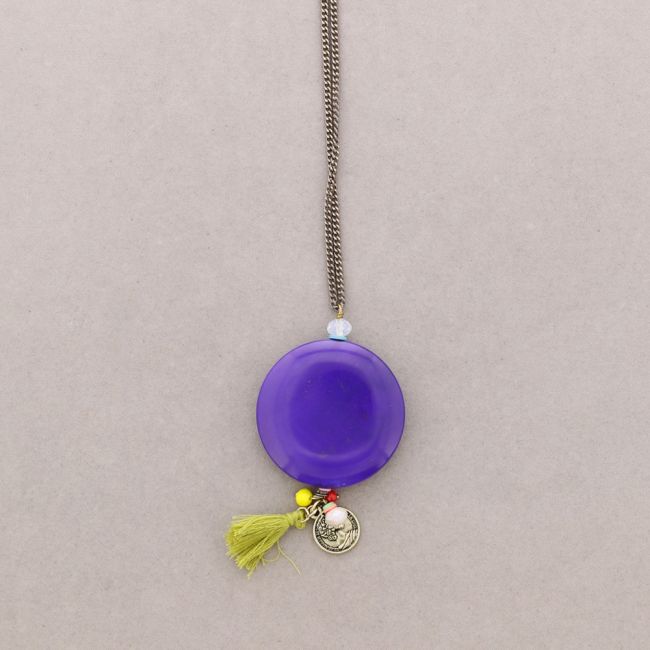 COLLAR LARGO COLG PIEDRA