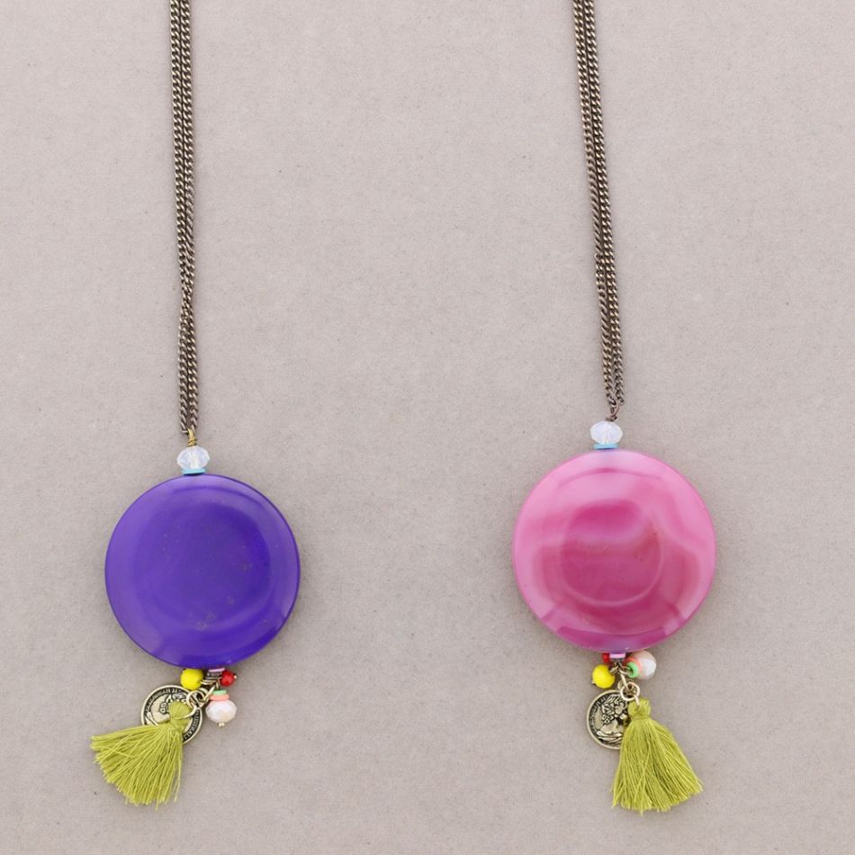 COLLAR LARGO COLG PIEDRA