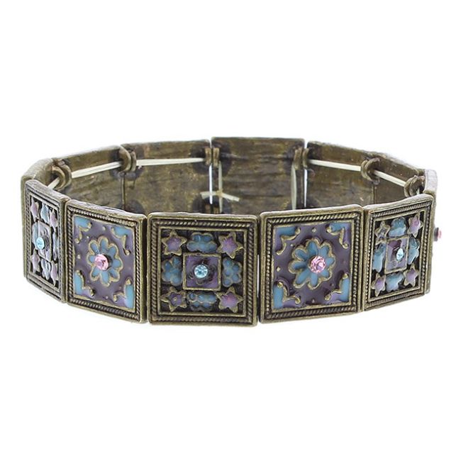 CRYSTAL ENAMEL BRACELET