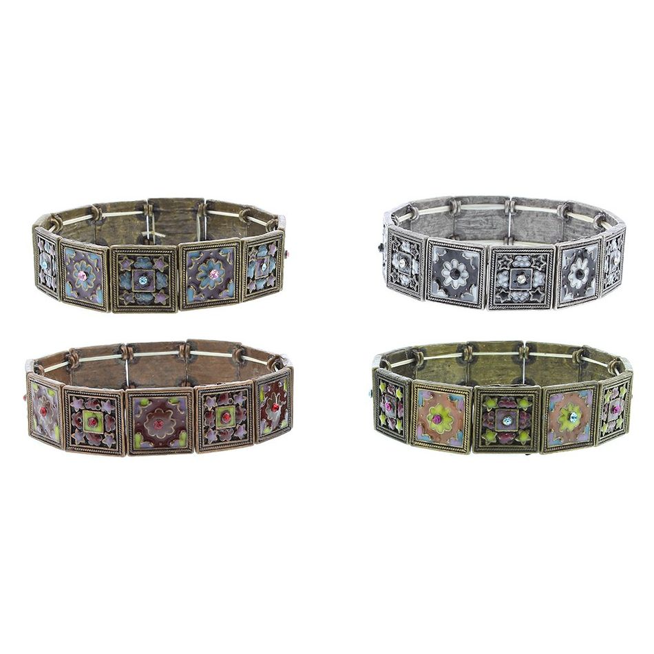 CRYSTAL ENAMEL BRACELET