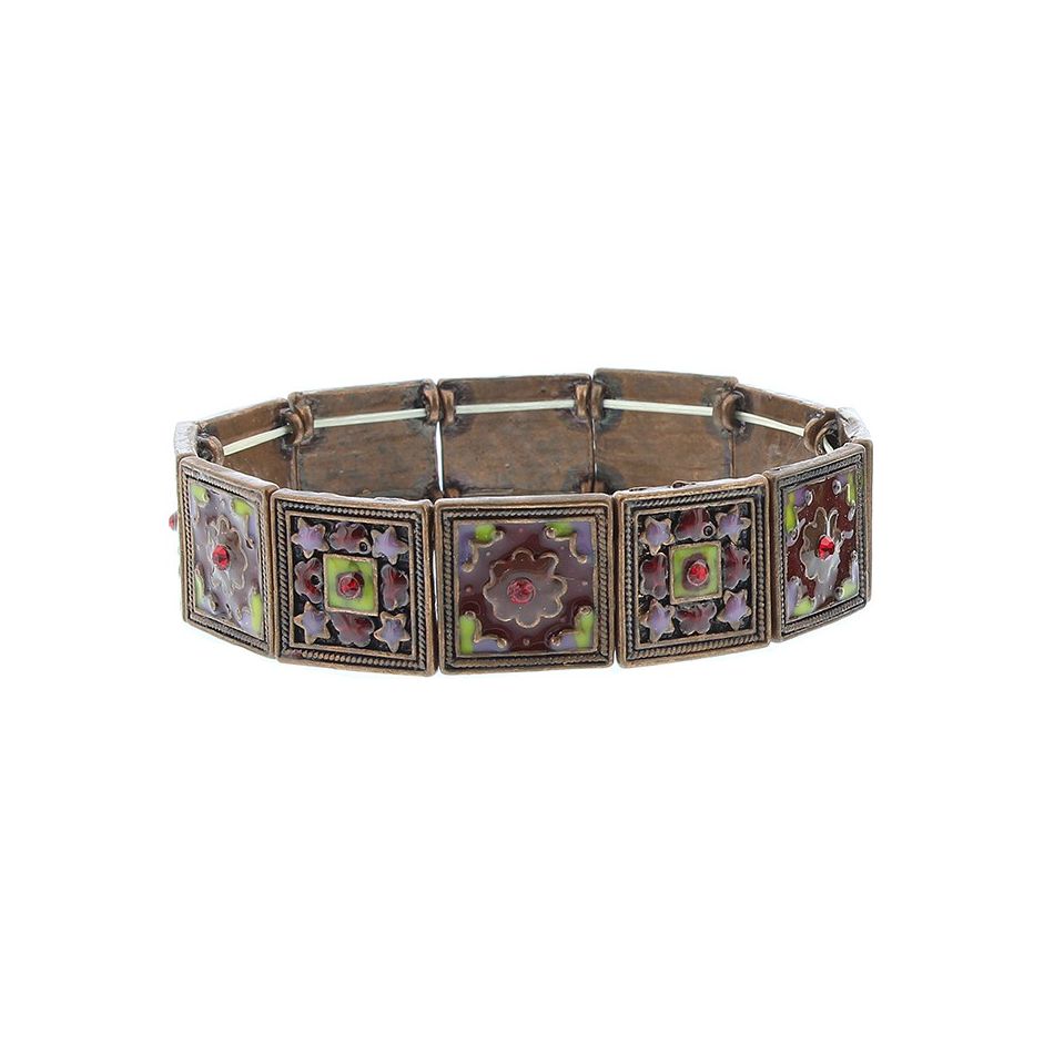CRYSTAL ENAMEL BRACELET