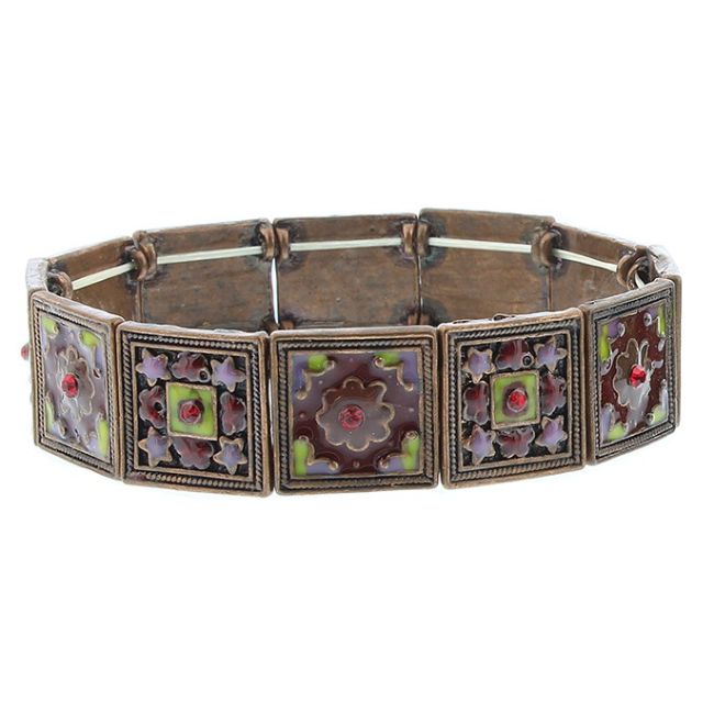 CRYSTAL ENAMEL BRACELET