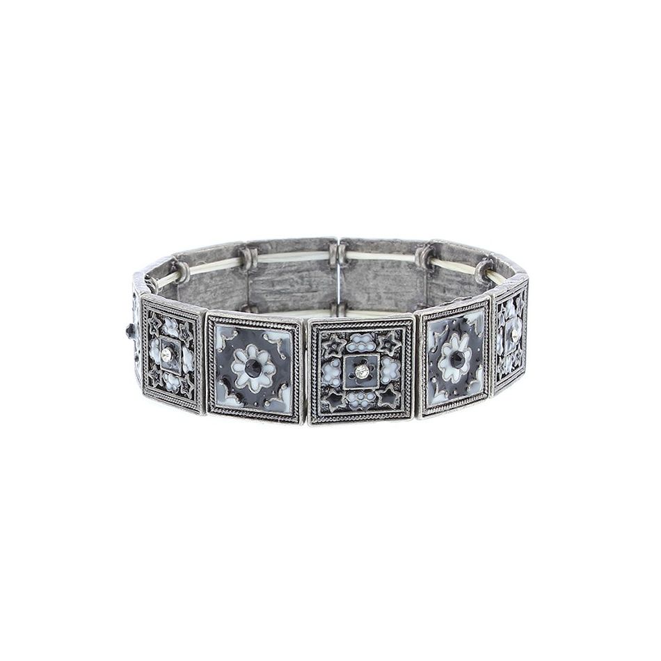CRYSTAL ENAMEL BRACELET