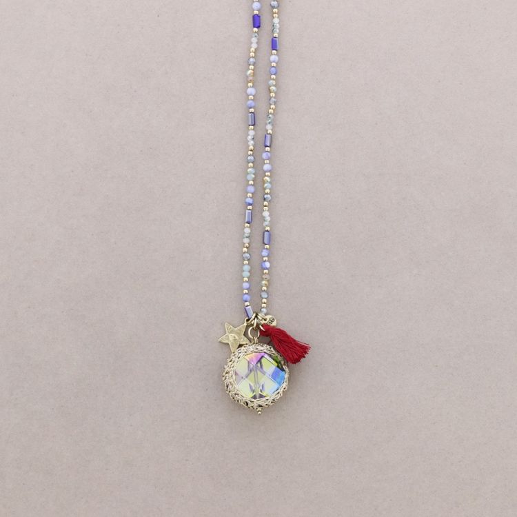 COLLAR LARGO PIEDRAS COLGANTE 2