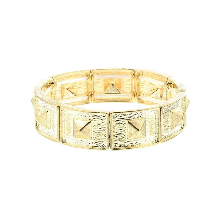 METAL BRACELET WITH SPIKES