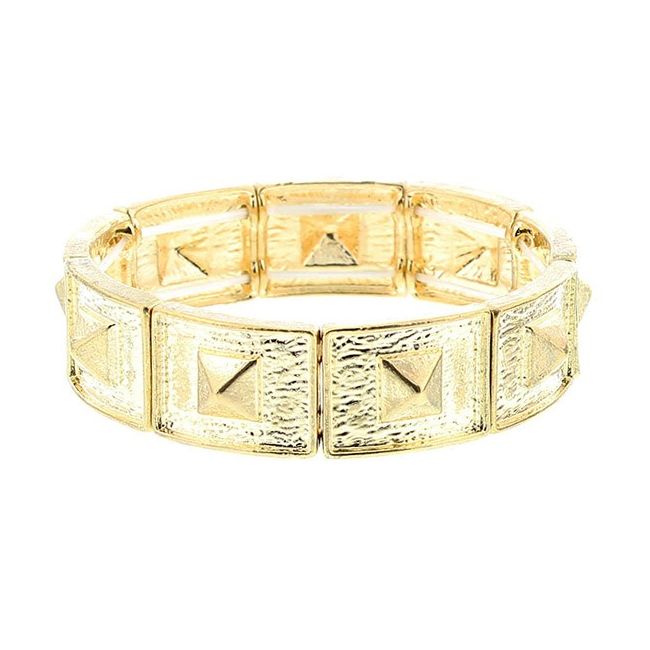 METAL BRACELET WITH SPIKES