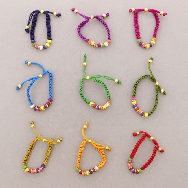 KNOTTED WASHER BRACELET