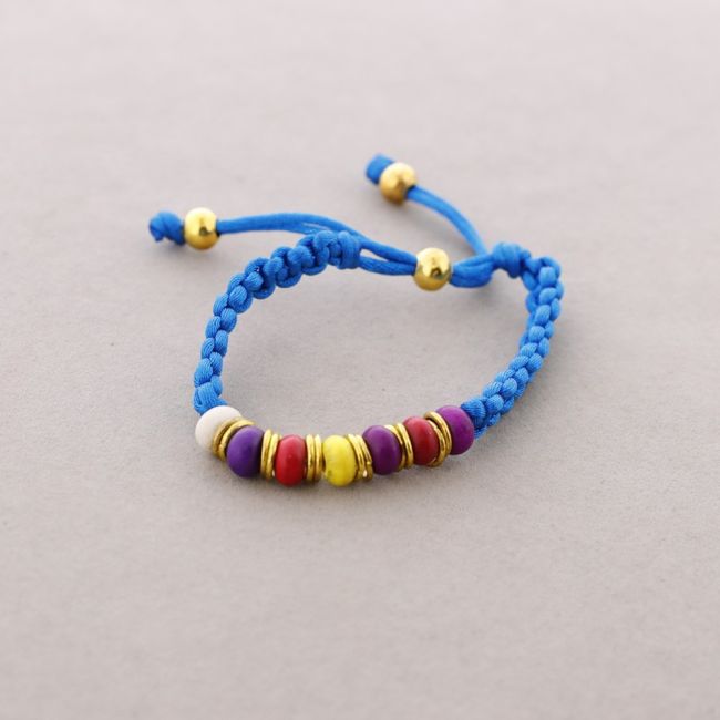 KNOTTED WASHER BRACELET
