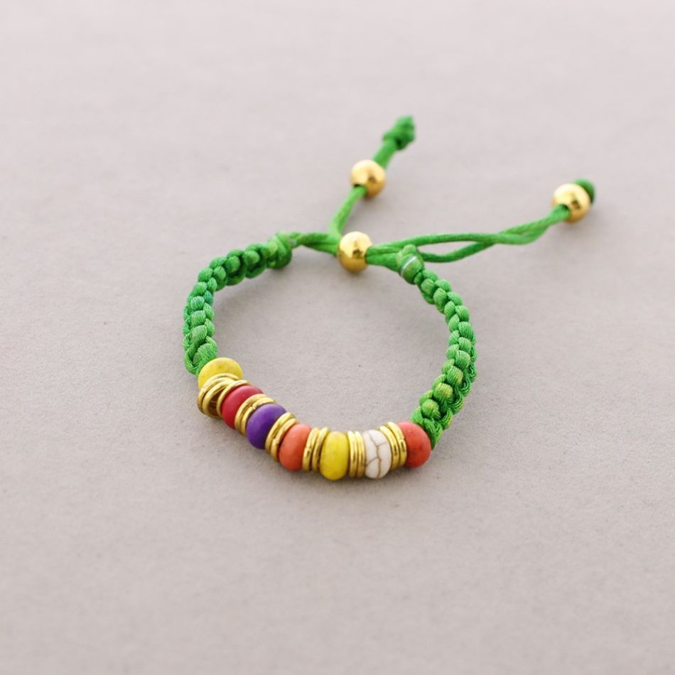 KNOTTED WASHER BRACELET