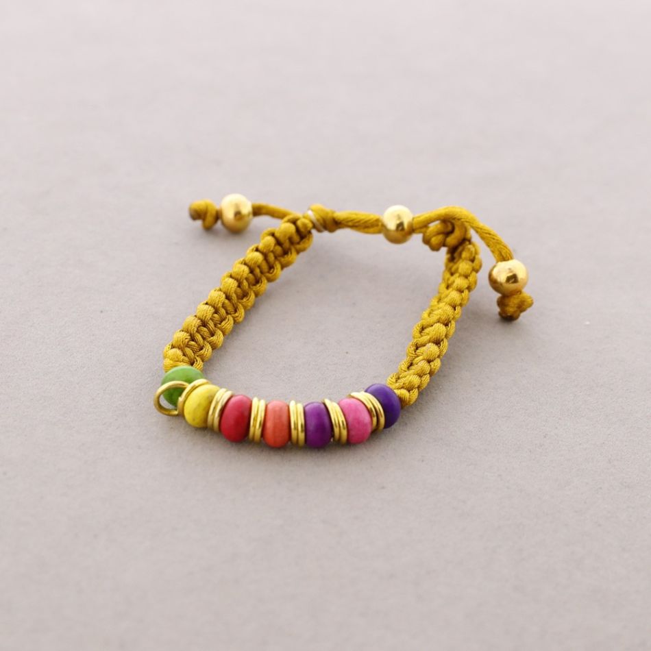 KNOTTED WASHER BRACELET
