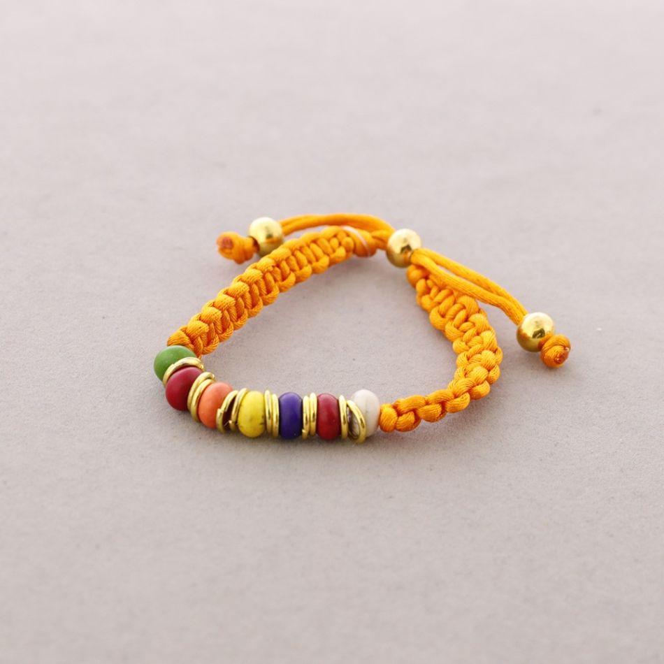 KNOTTED WASHER BRACELET