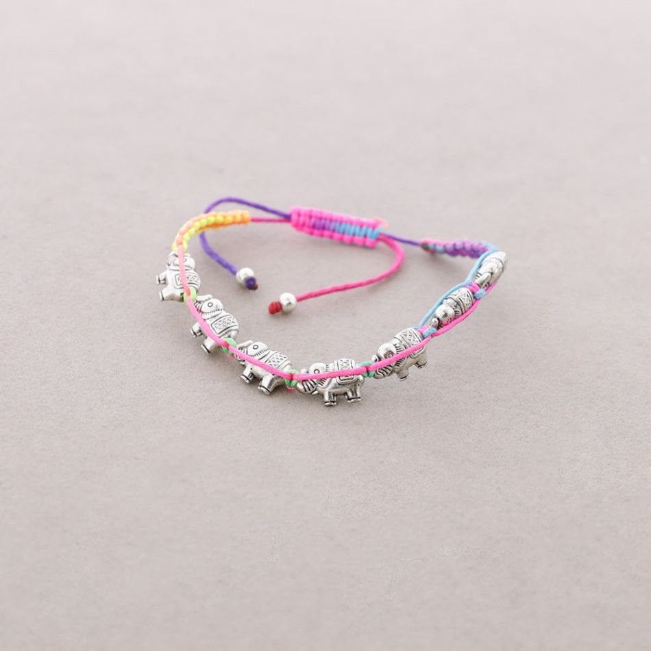 MACRAME METAL BEADS BRACELET