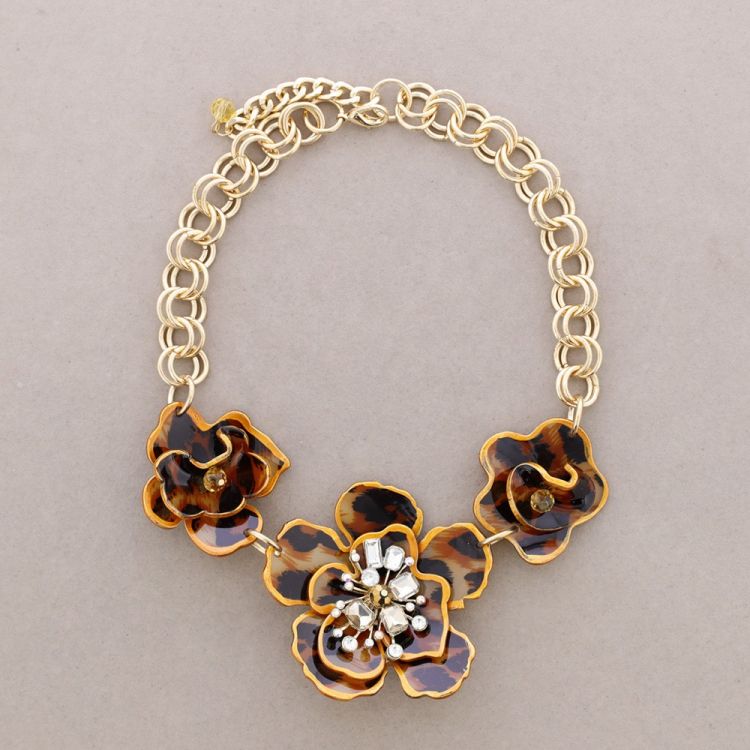 RESIN FLOWER CHOKER
