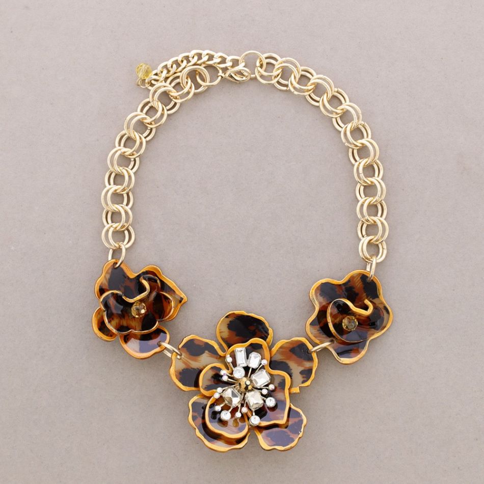 RESIN FLOWER CHOKER